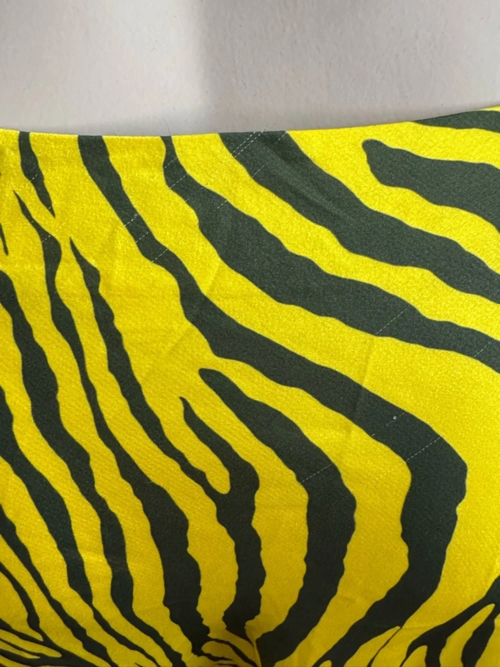 APPARIS FREE PEOPLE YELLOW ZEBRA PRINT SWING SKIRT SZ M - Picture 7 of 7